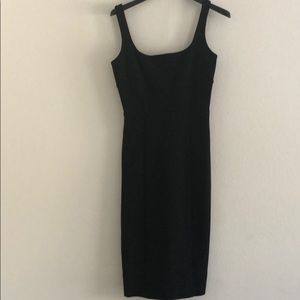 DIANE Von FURSTENBERG black sleeveless midi dress
